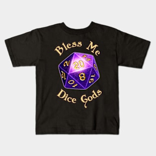 Bless Me Dice Gods Kids T-Shirt